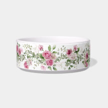 Mascota floral de rosa silvestre bonita