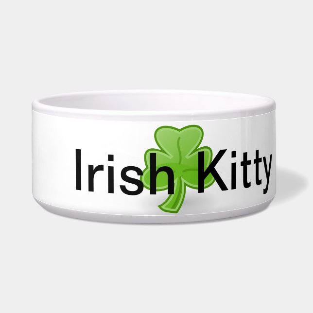 Comedero Mascota irlandés Kitty Dish (Derecha)