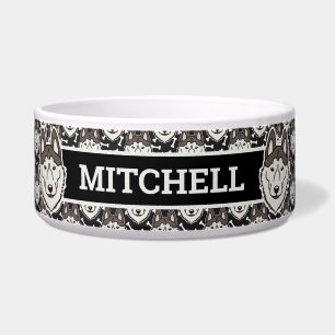 Comedero Mascota leal siberiano Husky Ártico confitado