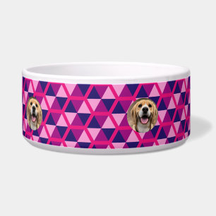 Comedero Mascota Monogramado Clásico Accesorio Perro Alimen