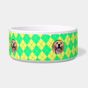 Comedero Mascota Monogramado colorido Perro accesorio Gato