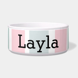 COMEDERO MASCOTA PASTEL STRIPED