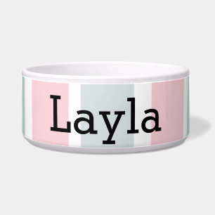 COMEDERO MASCOTA PASTEL STRIPED