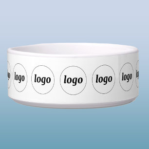 Comedero Mascota promocional de logotipos sencillos para em