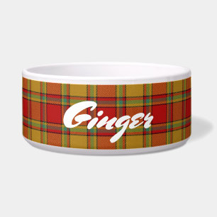 Comedero Mascotas de Guay Escocia Clan Scrymgeour Tartán