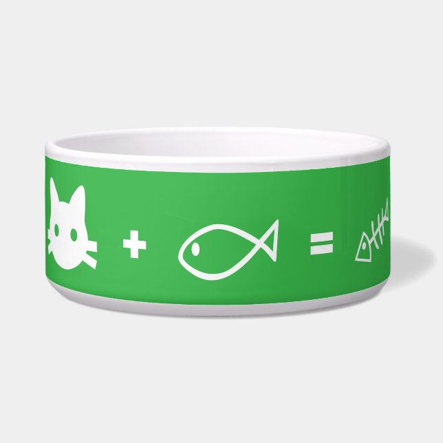 Comedero Matemática del gato (Frente)