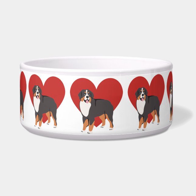 Comedero Me encanta el perro (Frente)