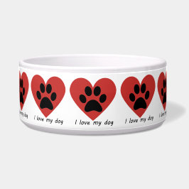 Comedero Me encanta el perro