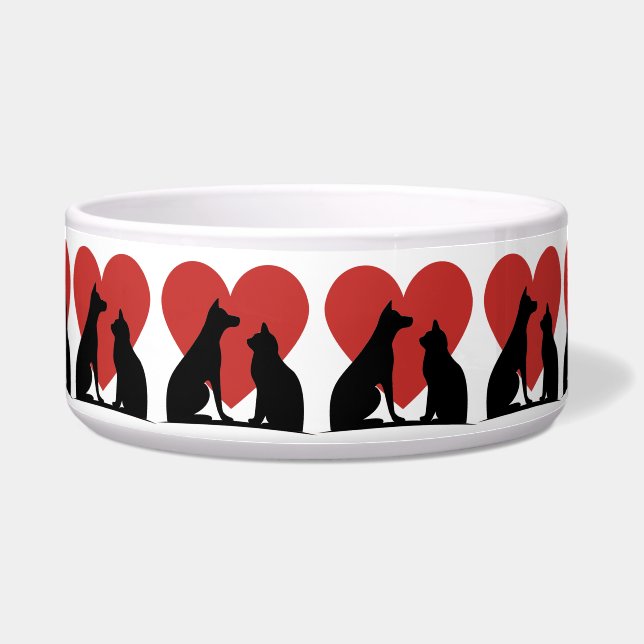 Comedero Me encanta el perro (Frente)