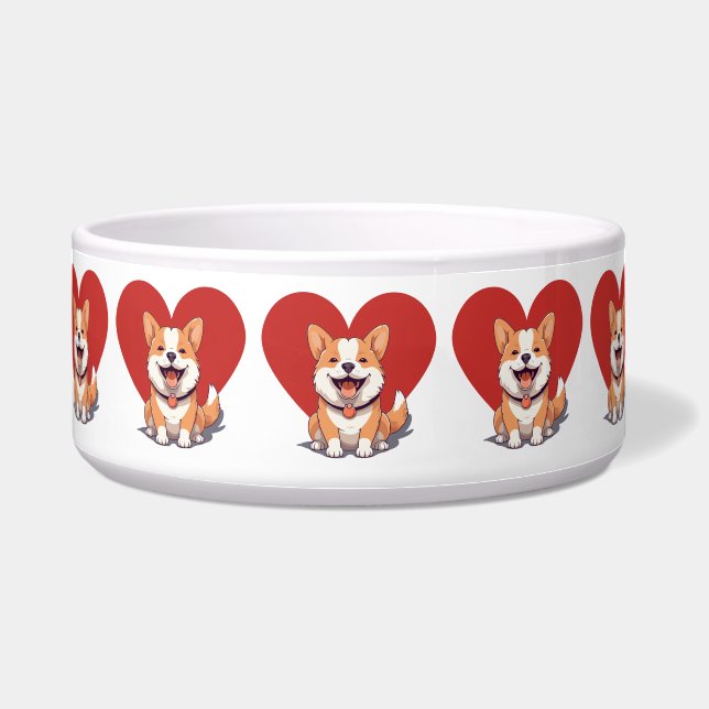 Comedero Me encanta el perro (Frente)