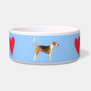 Comedero Me encanta mi Foxhound americano