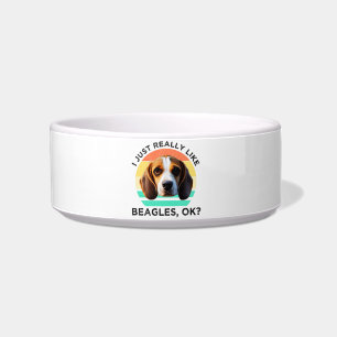 Comedero Me Gustan Los Beagles, ¿De Acuerdo?