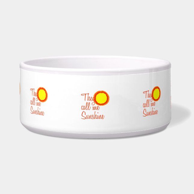 Comedero Me llaman Sunshine (Frente)