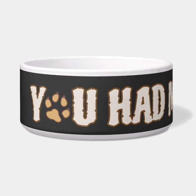 Comedero Me Tenías En Woof | Perros Pomerania (Izquierda)