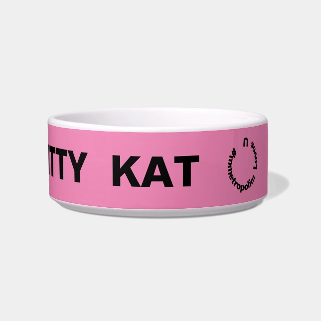 Comedero Med./Lg.KAT/ Pet Bowl /#mmetropolim (Derecha)