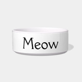 Comedero Meow Porcelain Feeding Boweding Para Tu Gato