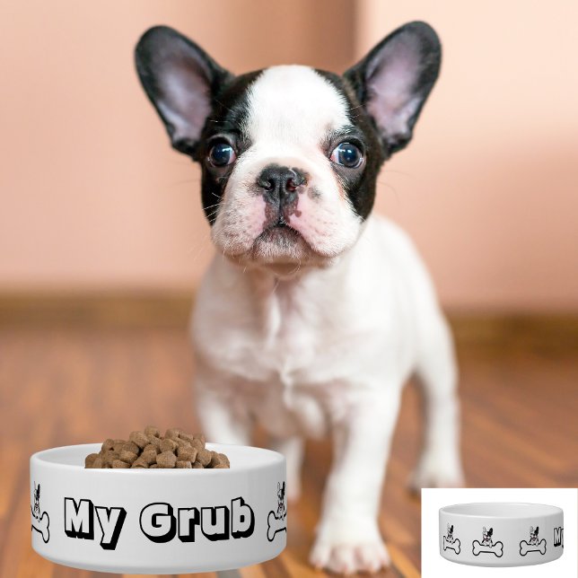 Comedero Mi Grub, Bulldog francés, simple, Minimalista, Mas (Subido por el creador)