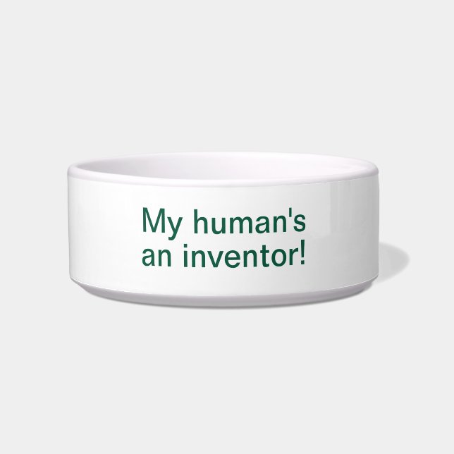 Comedero ¡Mi humano es un inventor! - Pet Bowl (Frente)
