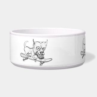 Comedero Mi pequeño Perro encantador - dibujo a lápiz