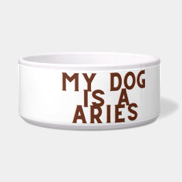 Comedero Mi perro es un Aries