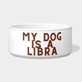 Comedero Mi perro es un Libra