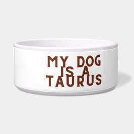 Comedero Mi perro es un Taurus