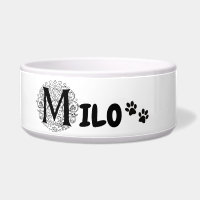 Milo - perros y gatos nombran bowl