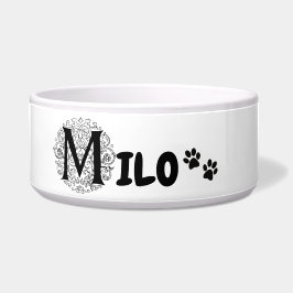 Comedero Milo - perros y gatos nombran bowl