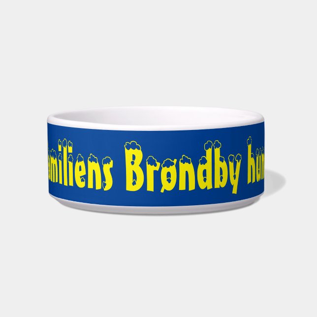 Comedero min Brøndby hund (Frente)