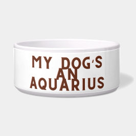Comedero Mis perros y Aquarius