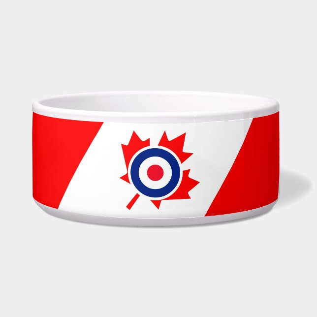 Comedero Mod Canada Curling Hockey Target Grunge Ice (Frente)