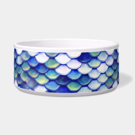 Comedero Modelo azul de la piel de la sirena