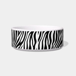 Comedero Modelo blanco y negro de las rayas del estampado
