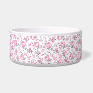 Comedero modelo floral, rosado elegante lamentable, rosas