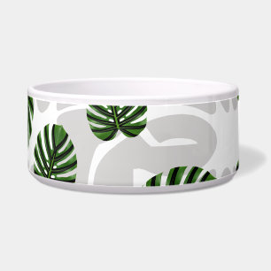 Comedero Modern Boho Botanical Leaves Pattern