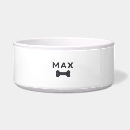Comedero Modern Personalized Pet Bowl