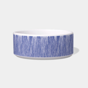 Comedero Modernas líneas de fibra azul y blanca patrón cerá
