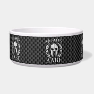 Comedero Molon Labe Chrome Estilo Spartan Armor Fibra De Ca
