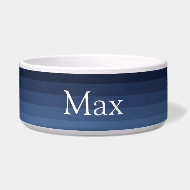 Comedero Monocromático azul (Frente)