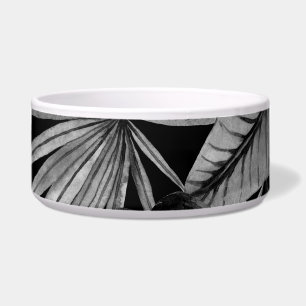Comedero Monocromo Tropical, Acuarela Sale Textura.