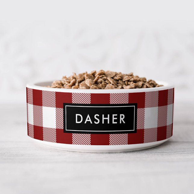 Comedero Monograma de comprobación de búfalo rojo (Subido por el creador)