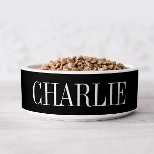 Comedero Monograma del nombre clásico de Charlie Negra