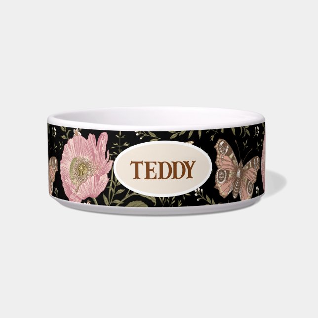 Comedero Monograma florero botánico moderno (Frente)