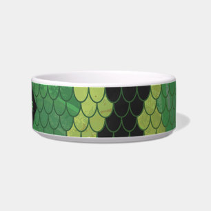 Comedero Monograma Snake Verde y Negro