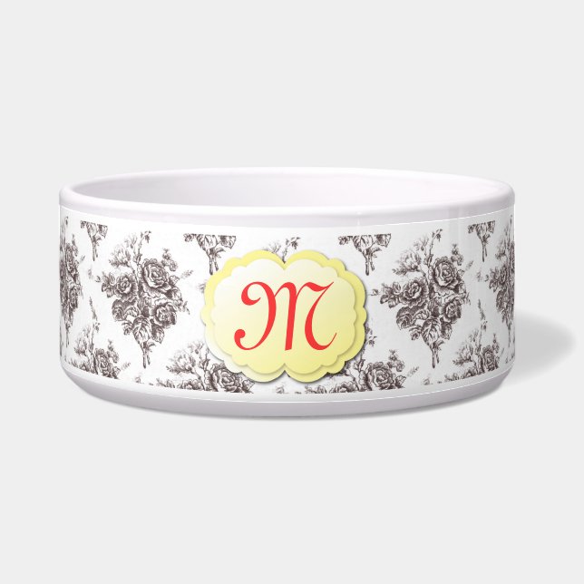 Comedero Monograma Toile Pet Bowl (Frente)