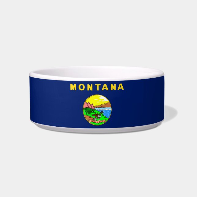 Comedero Montana bandera-sello (Frente)