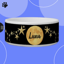 Moon Luna Gold Stars personalizado
