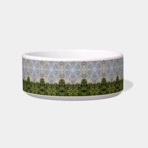 Comedero Moss verdes y arte de la naturaleza terrestre