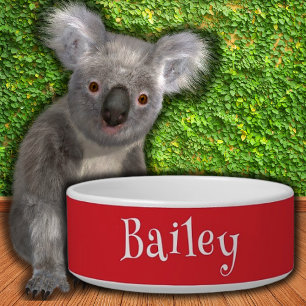 Comedero Motor de fuego y blanco simple y gracioso nombre p