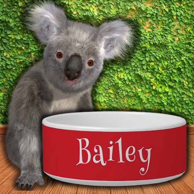 Comedero Motor de fuego y blanco simple y gracioso nombre p (Subido por el creador)